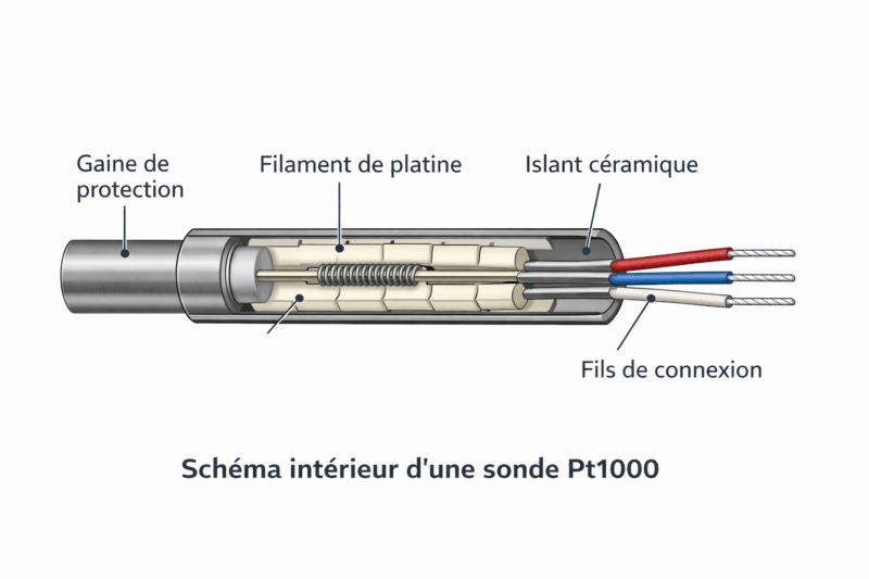 Correge fabrique des sondes Pt1000 8 Schema