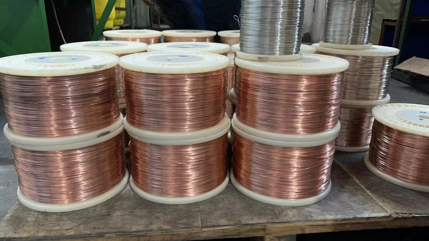 Qu'est ce que le cupro-nickel ? (constituant principal de 3 types de thermocouples) 5 bobine cupro nickel