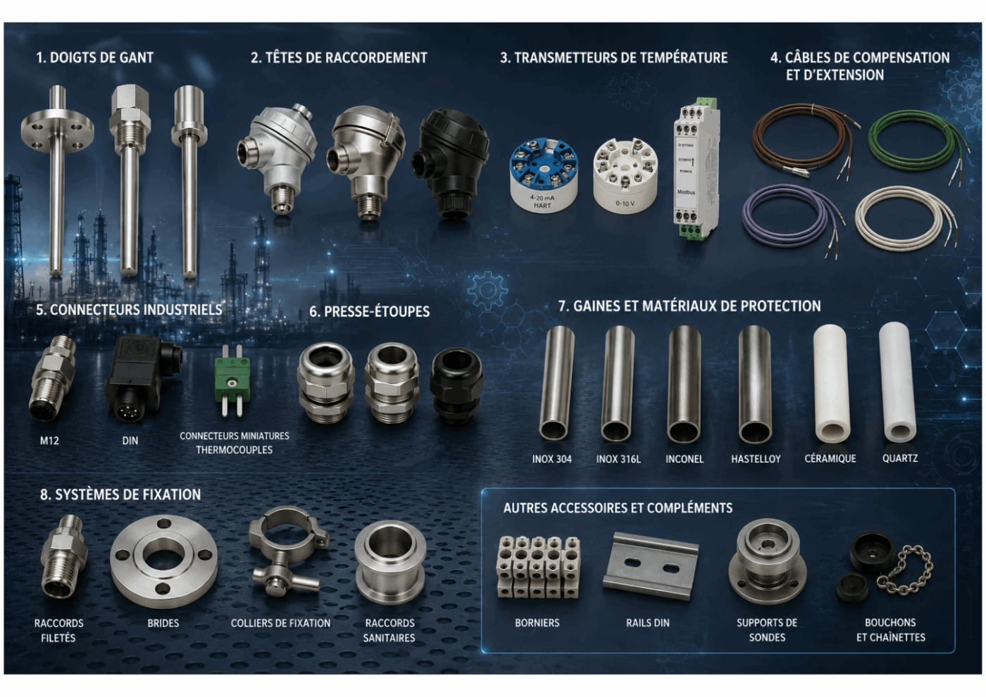 Les accessoires d&rsquo;un capteur de température : le guide complet pour une installation fiable
